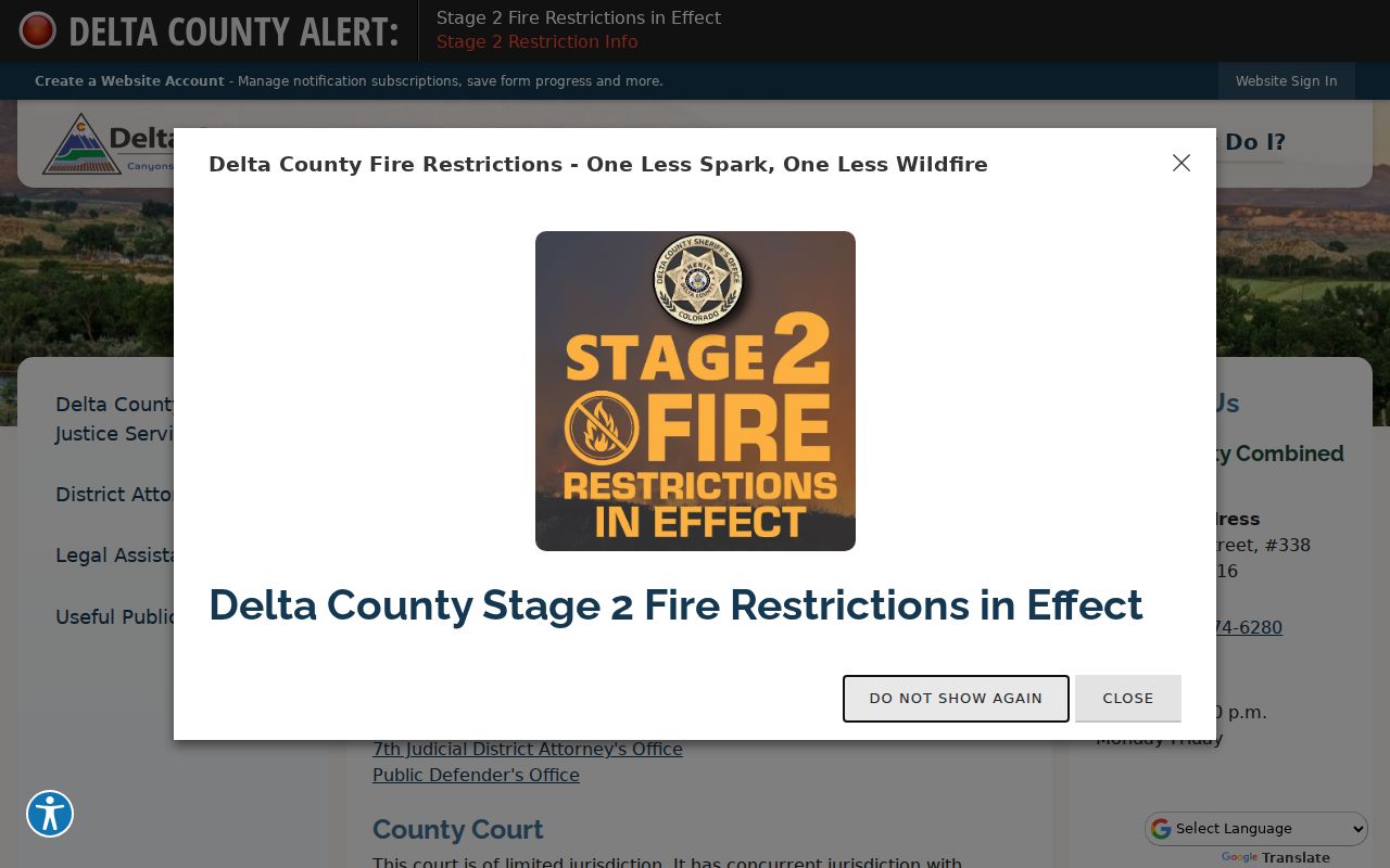 Delta County court records county courts overview