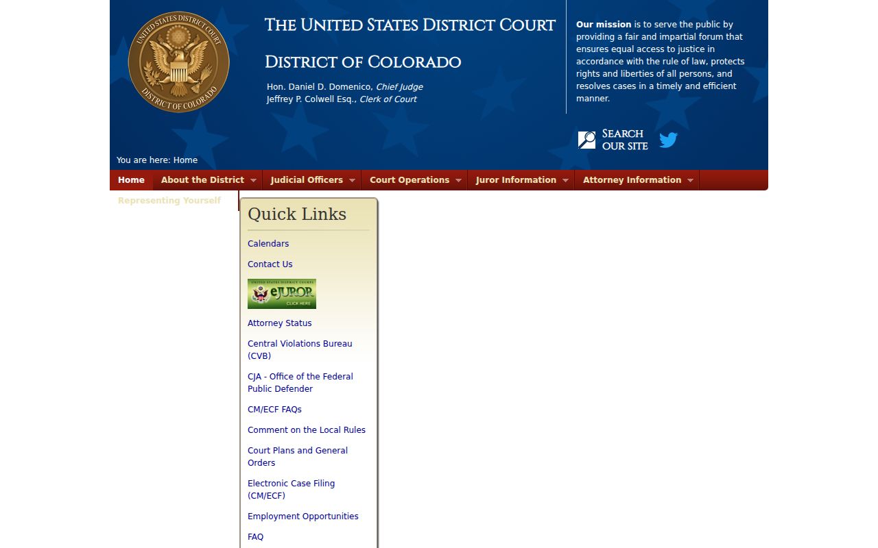 Delta County District Court federal court distinction