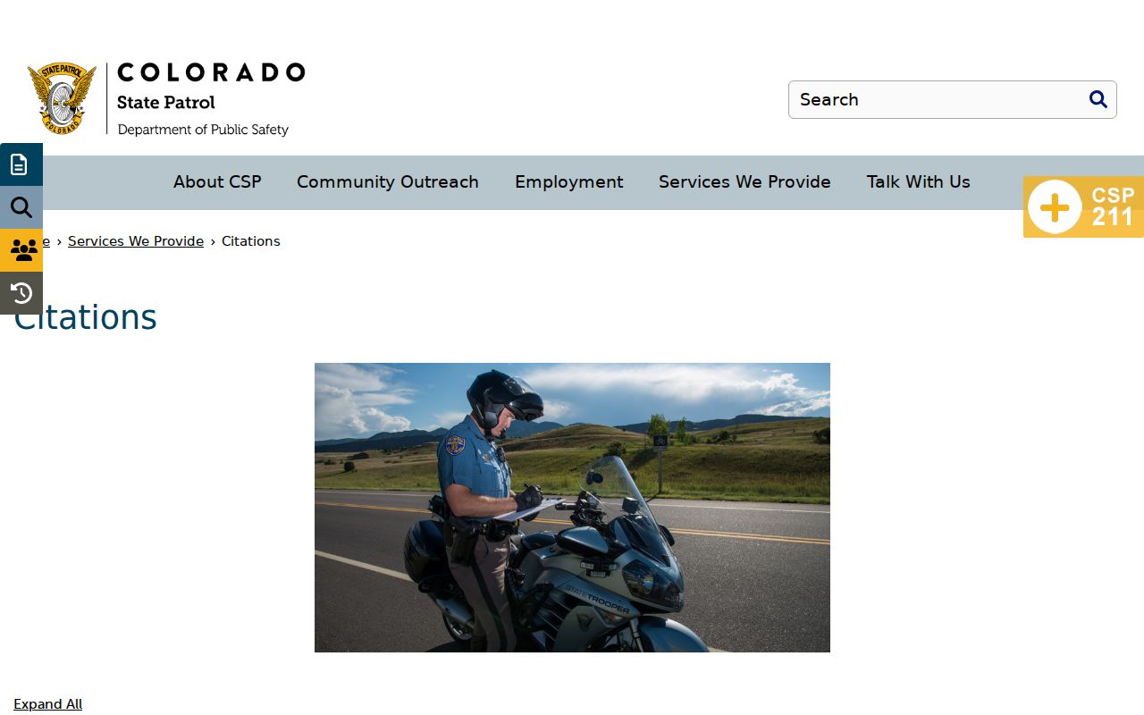 Delta County traffic court records Colorado State Patrol citation information